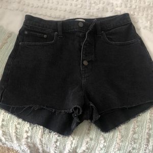 Black abercrombie shorts. Curve love